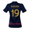 Virallinen Fanipaita Ranska Karim Benzema 19 Kotipelipaita MM-Kisat 2022 - Naisten